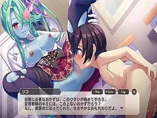 Rich Girl Interacts With Character In Monmusu Tdx Anime.