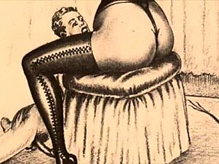 Hey, take a peek at these vintage erotic drawings, so cool!