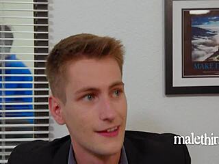 Workplace Romance Turns Into Office Gay Parody at Malethirst