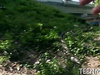 Legal Age Teen Sabrina Banks Sucks Cock And Gets Fucked Doggystyle For Cash