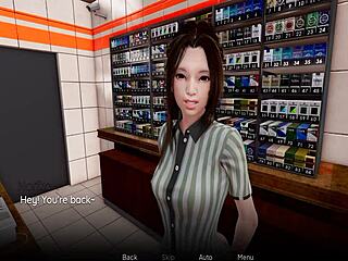 in this maiden power hg intro, the guy meets a sexy anime waifu maid and gets a fantasy blowjob from her