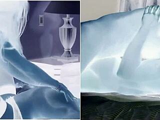 Lesbian girls in missionary position kissing and tribbing until cum.