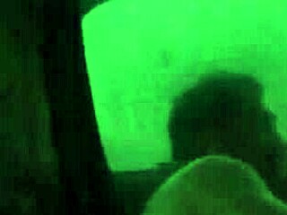 Spooning sex in the car at the park