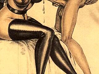 Hey, take a peek at these vintage erotic drawings, so cool!