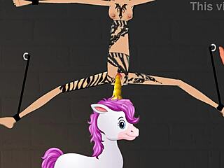 in fairy adventures demo, a girl explores her shaved pussy with toys and fingering masturbation