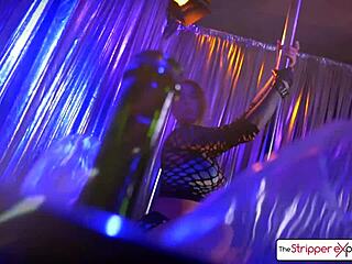 The Stripper Experience - Watch Felicity Feline Perform On Stage In Fishnets
