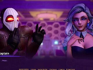 hot robot slut intensely sucks big cock in space subverse episode 1