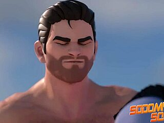 Gay Heroes Suck And Fuck In Intense Bareback Action