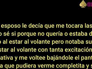 BBW Mexican Prostitute Sucks Cock in Public Taxi Outdoors