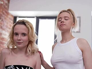 omg, my first double penetration with teen loli pop lesbian strap-on, so crazyy!