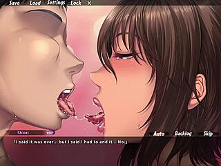 i got caught jerking to my mom's friend in hentai, creampie ending