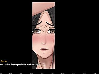 Alpha male plays with hairy milf housemaid's big ass