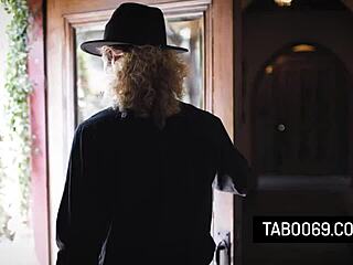 The perv priest offers his cock to nympho lesbians spencer bradley and mona azar