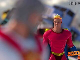 Gay Heroes Suck And Fuck In Intense Bareback Action