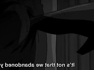 anime footjob hentai scene with sexy feet rubbing cock 😏