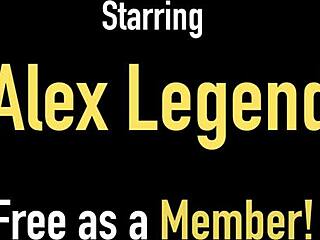 Alex Legend deeply inserts massive dick into Christie Steven's pussy lips lingerie big ass