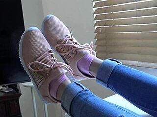 Kristy's new sneakers fetish gets me every time, so wild!