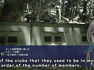 shadows in the clubroom have sex with each other in this anime game trial