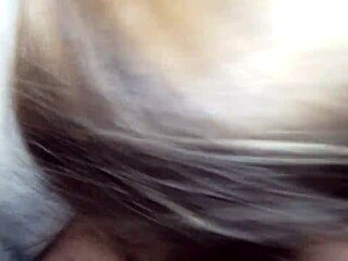 keisha gives a blowjob to a monster cock