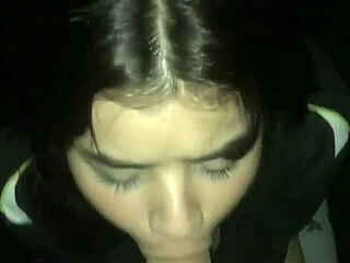 Mafer Gives Horny Stepsister Blowjob