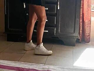 Petite Mexican Schoolgirl Sister-In-Law Anal Fucking Before Class