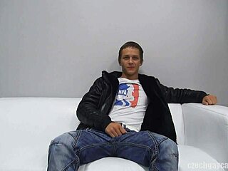 Czech Gay Casting Features Robert Sucking And Fucking In POV Blowjob Scene