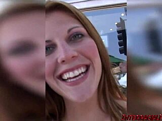 pretty girl ann double fucked by black guys