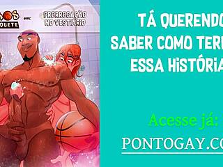 gay cartoon basketball stars with monster cocks 😈