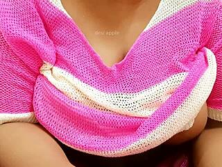 Feeling The Passion With Indian Sexy Lady's Big Boobs