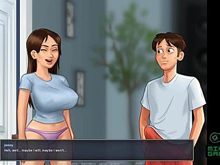 Summertime Saga Ep 16 - Jenny and I Watch Debbie Touch Herself Imagining Me