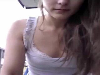 Tight Cute Coed Loses Control with Hot Amateur Action