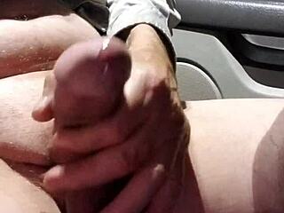 I’m strokin’ hard with a cockring on, watch me cum everywhere, damnit!