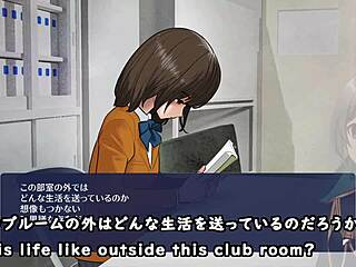 shadows in the clubroom have sex with each other in this anime game trial