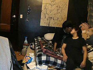 i'm a submissive ebony housewife getting fucked hard right after work, moaning as he creampies my pussy