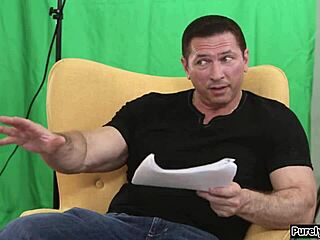 Actress dives into anal movie with monster cock?