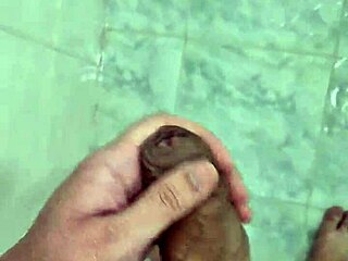 Cute Brazilian Amateur Cums in Shower for Neighbors