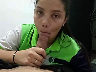 Maid Waits In Kitchen For Her Master