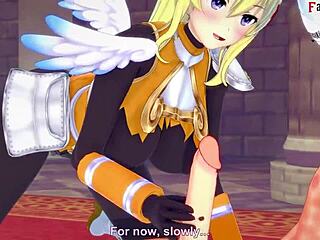 Lalatina Dustiness Darkness Sucking Dick with Boobjob in Kono Subarashii POV Fantasy