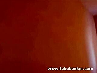 Beautiful teen camgirl with big tits and ass teasing viewers on webcam.