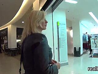 Charming Czech Girl Seduced at Shopping Centre and Banged Hard in POV