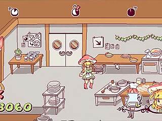 Futanari di funghi futa hentai game ep 5 the cheffe is taking a huge futanari cock in her ass