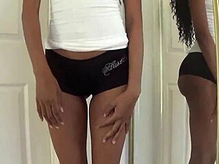 do you like this ebony cougar in puma socks fetish?