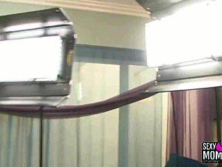 I watch the milf take that monsta cock, deepthroatin and lickin big tits