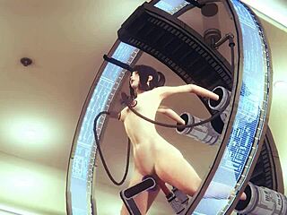 Hentai Uncensored 3D: Yumiko Bangs Sex Machine and Joins Two Futanaris for Wild Threesome