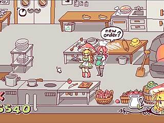 Futanari di funghi futa hentai game ep 5 the cheffe is taking a huge futanari cock in her ass