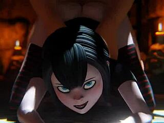 Mavis Takes It Hard From Behind in 3D
