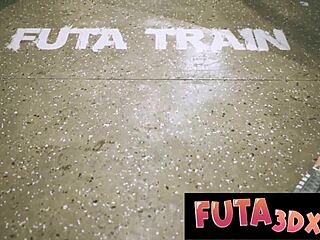 Board The Big Dicked Futa Train For Face Fucking