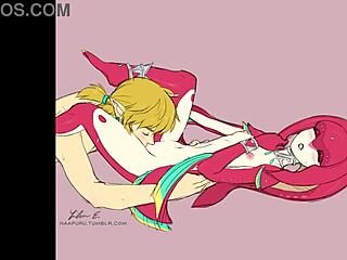 mipha from legend of zelda in wild hentai rule 34 compilation