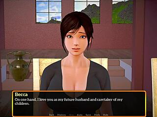 my new family game with blonde