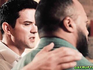 Dillon Diaz explodes huge cum load in wild gay orgy